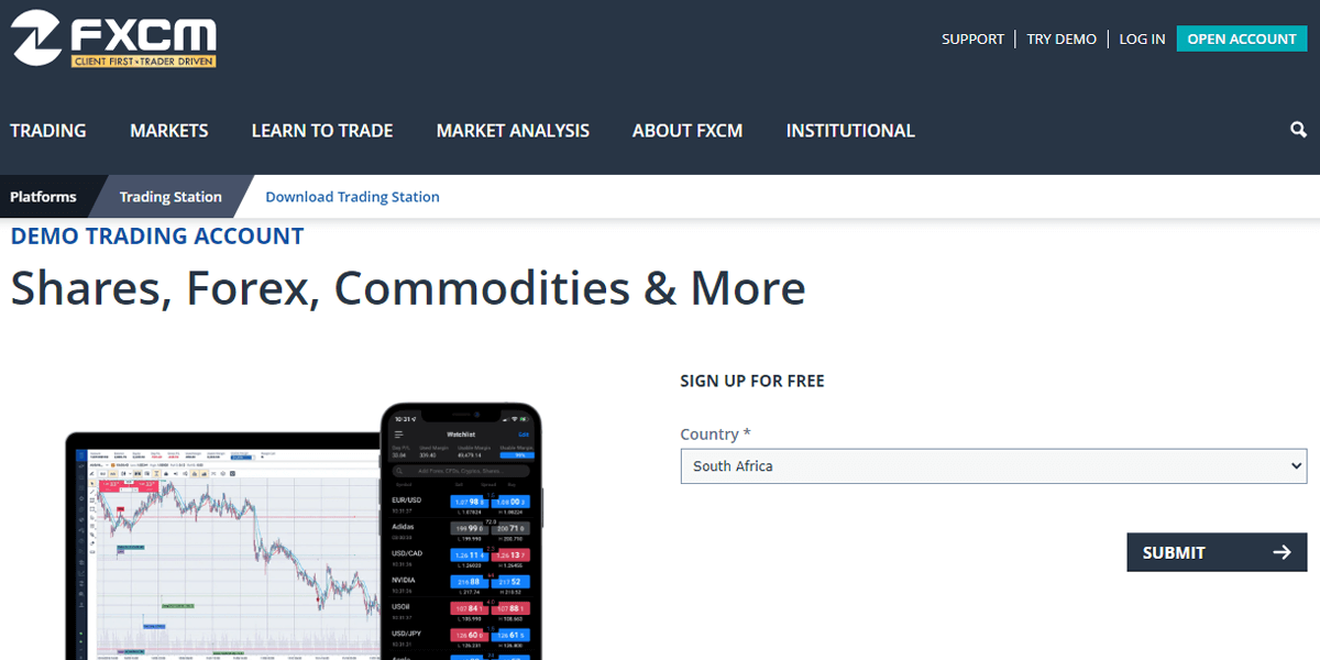 FXCM Demo Account