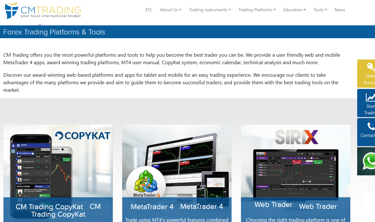 CM Trading Platforms