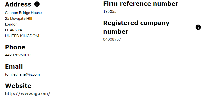 IG Markets FCA Regulation verify