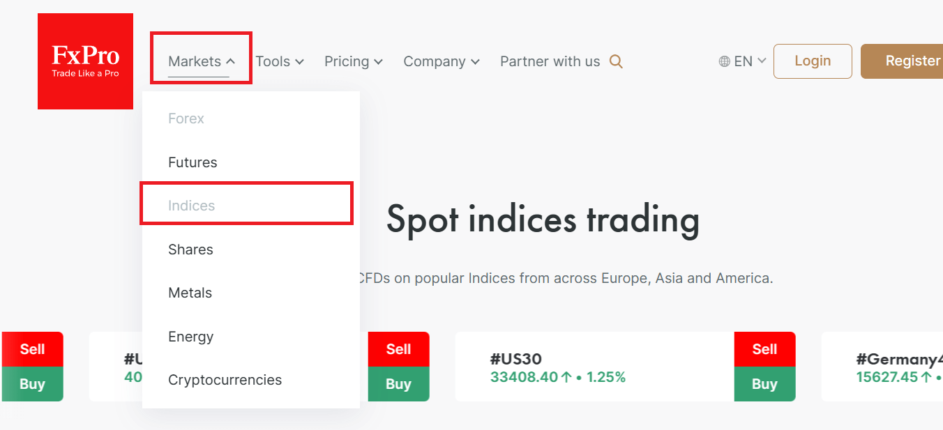 Markets & Instruments at CFD Broker