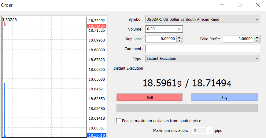 Forex Broker Execution & Feed